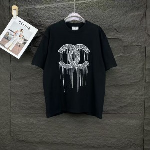 「#4798」Chanel 2025 new heavy iron brick T-shirt