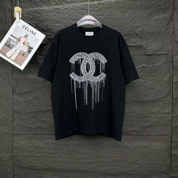 「#4798」Chanel 2025 new heavy iron brick T-shirt