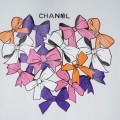「#4799」CHANEL Colorful Butterfly Cotton T-shirt