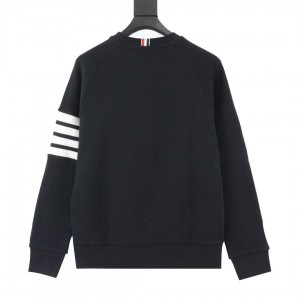 「#4804」Thom Browne waffle crewneck sweatshirt