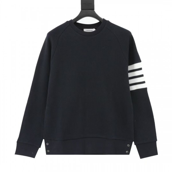 「#4804」Thom Browne waffle crewneck sweatshirt