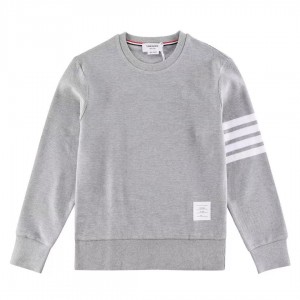 「#4815」Thom Browne ripple crewneck sweatshirt