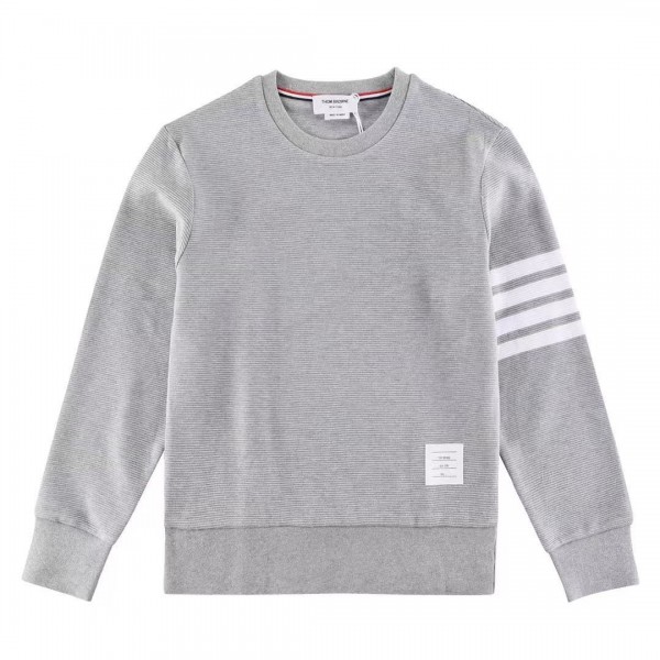 「#4815」Thom Browne ripple crewneck sweatshirt