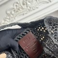 「#4841」chloe spring and summer new SUMMER BANANA dopamine color black pure handmade straw woven bag Size: 3