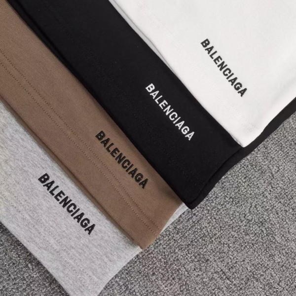 Balenciaga Embroidered Cotton Shorts