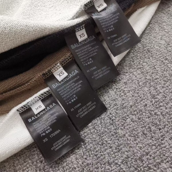 Balenciaga Embroidered Cotton Shorts