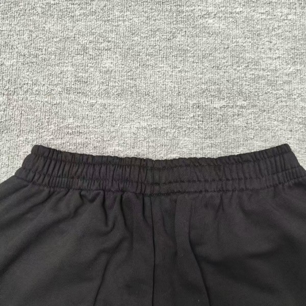 Balenciaga new double ring embroidered shorts