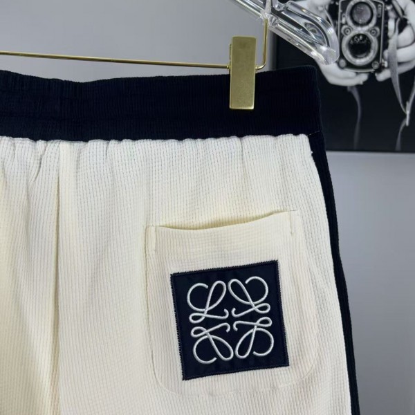 Loewe latest casual patchwork shorts
