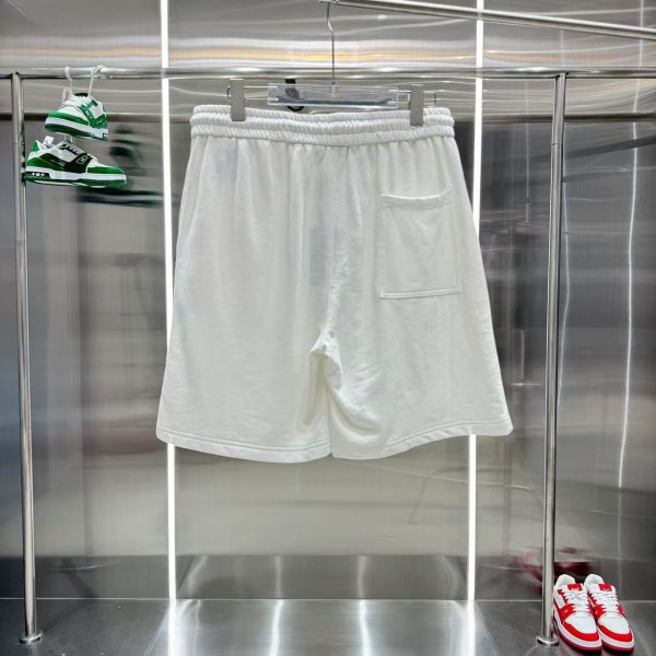 Prada logo printed washed shorts