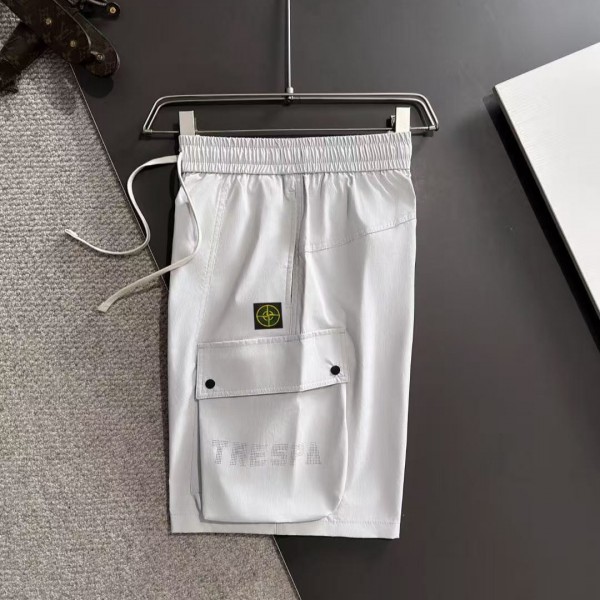 Stone Island 2025 Spring and Summer New Elastic Casual Shorts