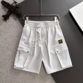 「#4918」Stone Island 2025 Spring and Summer New Elastic Casual Shorts