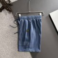 「#4928」Stone Island 2025 Spring and Summer New Elastic Band Casual Washed Loose Shorts