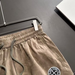 「#4929」Stone Island 2025 Spring and Summer New Zipper Elastic Shorts