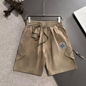 「#4929」Stone Island 2025 Spring and Summer New Zipper Elastic Shorts