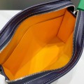「#4940」Goyard imported cowhide with canvas large toilet bag, size: 30*23*8cm