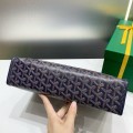 「#4940」Goyard imported cowhide with canvas large toilet bag, size: 30*23*8cm