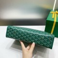 「#4943」Goyard imported cowhide with canvas large toilet bag, size: 30*23*8cm
