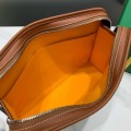 「#4944」Goyard imported cowhide with canvas large toilet bag, size: 30*23*8cm