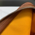 「#4944」Goyard imported cowhide with canvas large toilet bag, size: 30*23*8cm