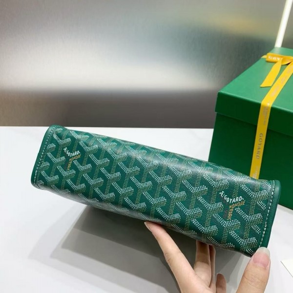 Goyard imported cowhide with canvas small toilet bag, size: 25*18*7cm