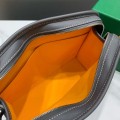 「#4946」Goyard imported cowhide with canvas small toilet bag, size: 25*18*7cm