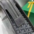 「#4946」Goyard imported cowhide with canvas small toilet bag, size: 25*18*7cm