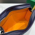 「#4947」Goyard imported cowhide with canvas small toilet bag, size: 25*18*7cm