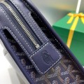 「#4947」Goyard imported cowhide with canvas small toilet bag, size: 25*18*7cm