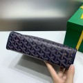 「#4947」Goyard imported cowhide with canvas small toilet bag, size: 25*18*7cm