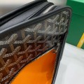 「#4949」Goyard imported cowhide with canvas small toilet bag, size: 25*18*7cm