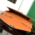 「#4951」Goyard imported cowhide with canvas one-shoulder crossbody bag, size: 21*16*4cm