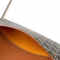 「#4951」Goyard imported cowhide with canvas one-shoulder crossbody bag, size: 21*16*4cm