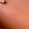 「#4951」Goyard imported cowhide with canvas one-shoulder crossbody bag, size: 21*16*4cm