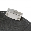 「#4952」Goyard imported cowhide with canvas one-shoulder crossbody bag, size: 21*16*4cm