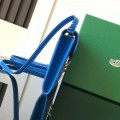 「#4955」Goyard imported cowhide with canvas one-shoulder crossbody bag, size: 21*16*4cm