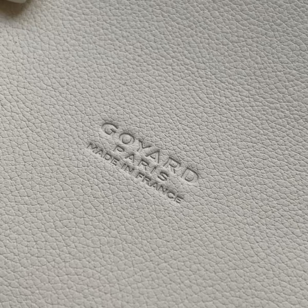 Goyard imported cowhide with canvas one-shoulder crossbody bag, size: 21*16*4cm