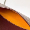 「#4959」Goyard imported cowhide with canvas one-shoulder crossbody bag, size: 21*16*4cm
