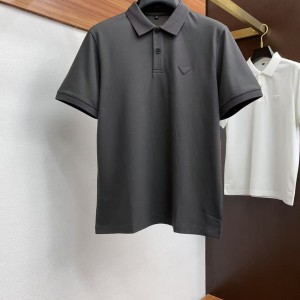 「#4984」Prada 2025 new  lapel polo short sleeve