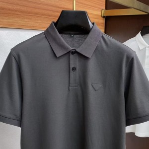 「#4984」Prada 2025 new  lapel polo short sleeve