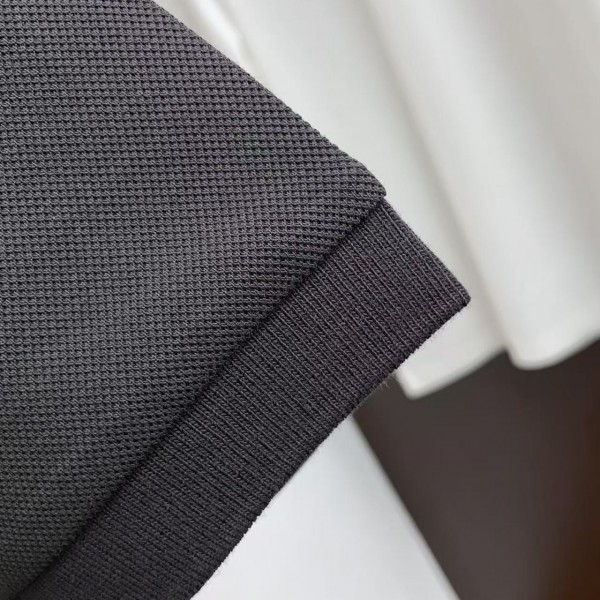 Prada 2025 new  lapel polo short sleeve