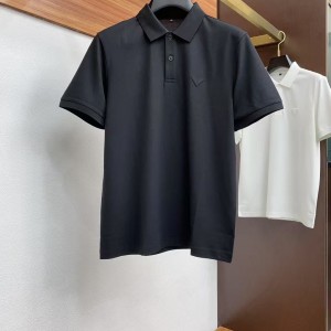「#4985」Prada 2025 new  lapel polo short sleeve