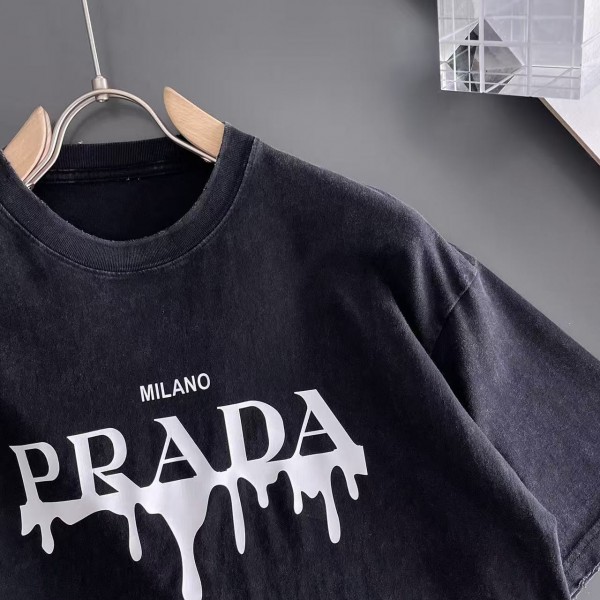 Prada 2025 new round neck T-shirt