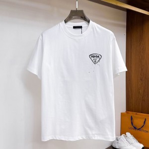 「#4992」Prada 2025 new printed cotton T-shirt