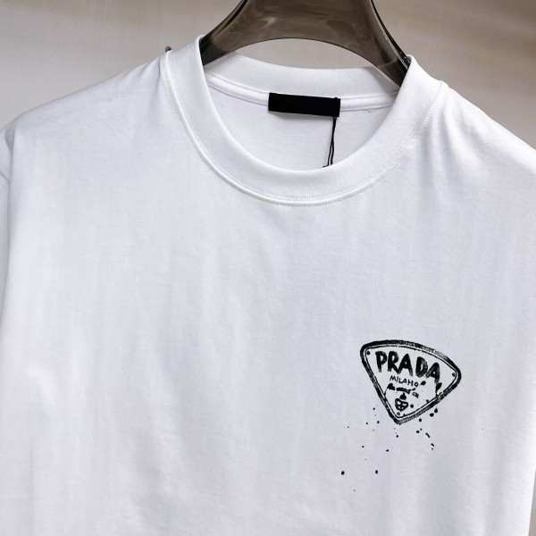 Prada 2025 new printed cotton T-shirt