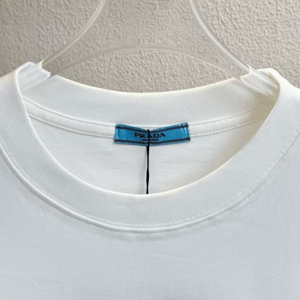 Prada 2025 new printed cotton T-shirt
