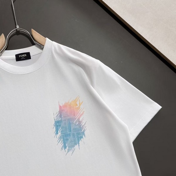 Fendi 2025 latest printed short sleeves