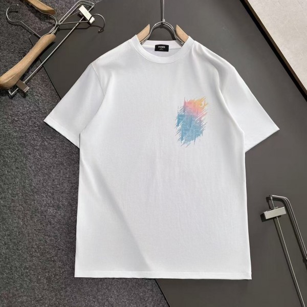 「#5016」Fendi 2025 latest printed short sleeves