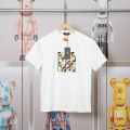 「#5017」Fendi 2025 Spring and Summer New Embroidered Casual Short Sleeves
