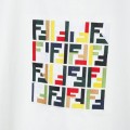 「#5017」Fendi 2025 Spring and Summer New Embroidered Casual Short Sleeves
