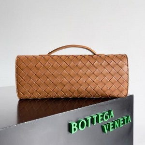 「#5023」BOTTECA VENETA uses exquisite craftsmanship intreccio woven imported sheepskin evening clutch bag Si